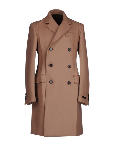 prada mens coat fur collar|Prada men's jackets.